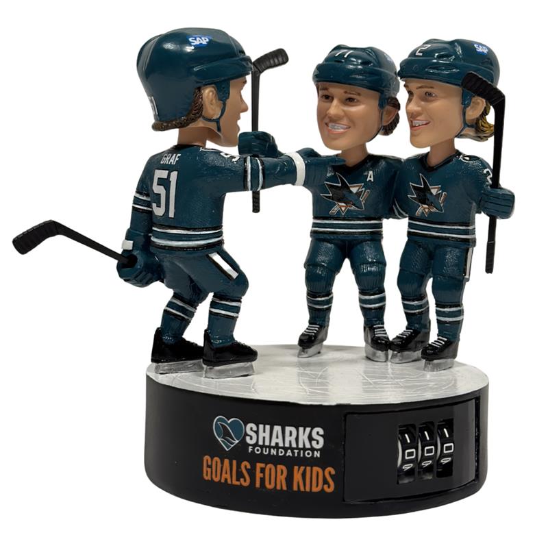 Sharks Foundation Goals for Kids Bobblehead - Shipping October 23